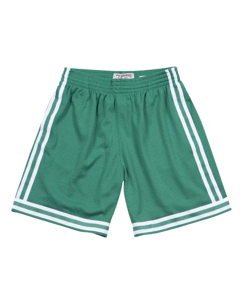 Mitchell & Ness NBA Boston Celtics Road 1985/86 Swingman Shorts - Grün Grün