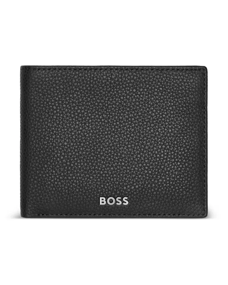 HUGO BOSS Portemonnaie mit Logo-Print - Schwarz Schwarz