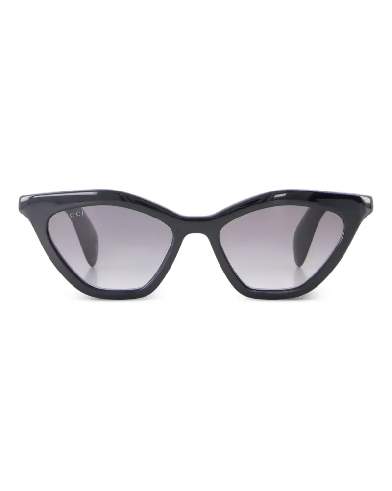 Gucci Cat-Eye-Sonnenbrille - Schwarz Schwarz