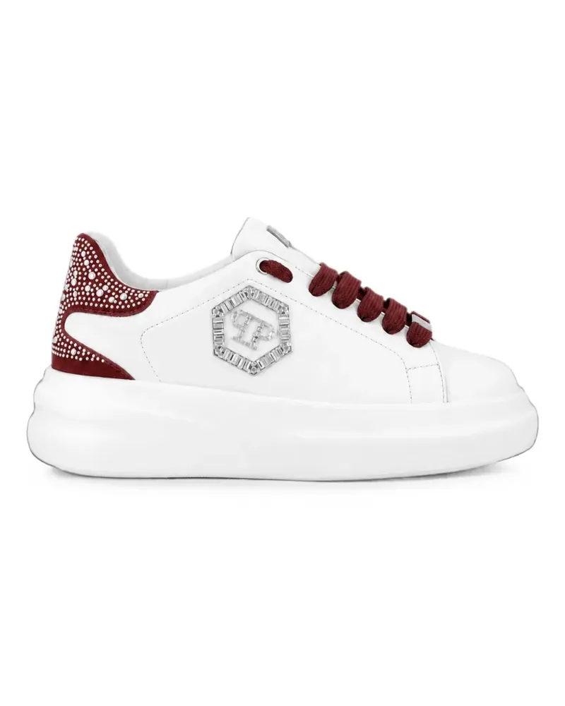 Philipp Plein low-top sneakers Megastar Strass - Weiß Weiß