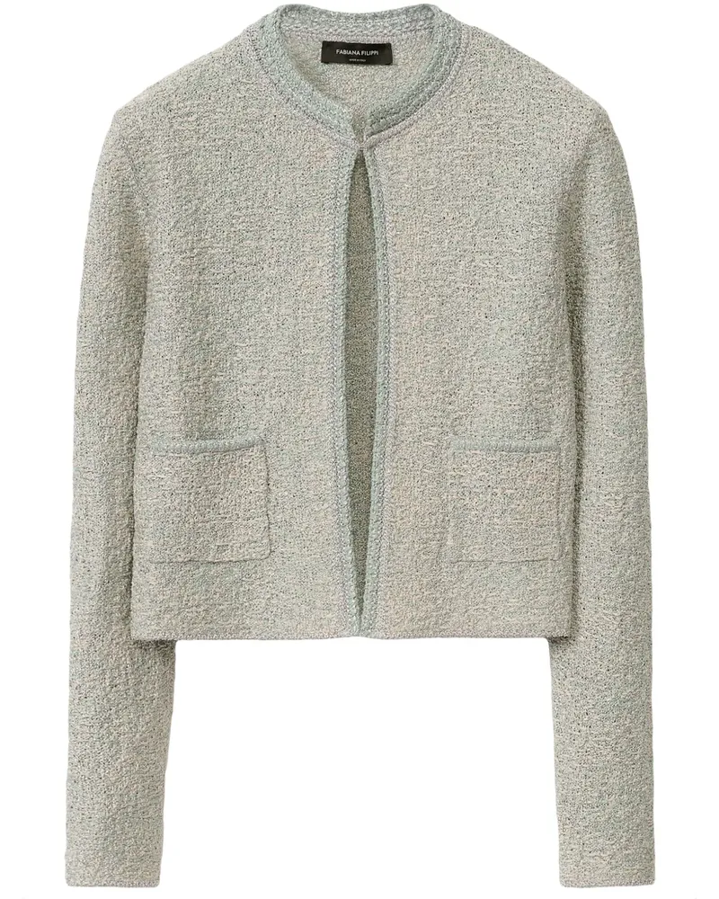Fabiana Filippi Jacke aus Tweed - Blau Blau