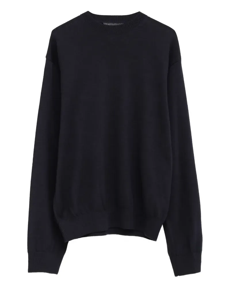 Balenciaga Pullover mit Rundhalsausschnitt - Blau Blau