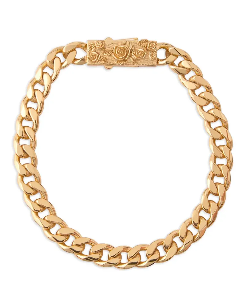 Emanuele Bicocchi rose-box clasp bracelet - Gold Gold