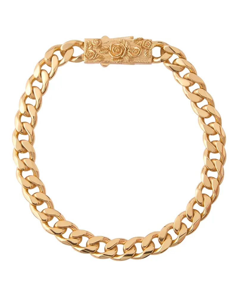 Emanuele Bicocchi rose-box clasp bracelet - Gold Gold