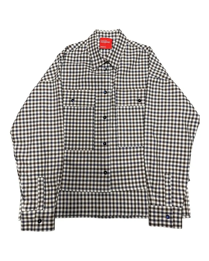 ..,merci check pocket shirt - Weiß Weiß