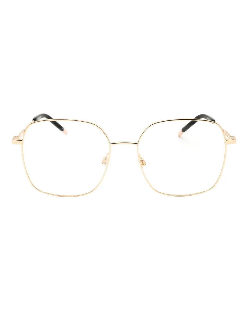 HUGO BOSS Brille mit eckigem Gestell - Gold Gold