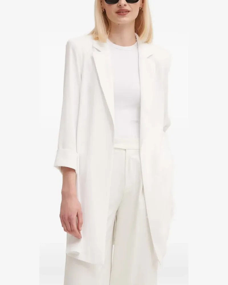 Joseph Ribkoff notch collar cuffed sleeves top - Schwarz Schwarz