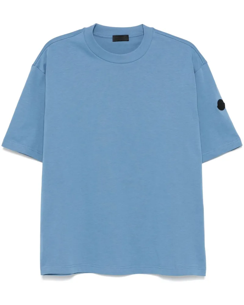Moncler Klassisches T-Shirt - Blau Blau