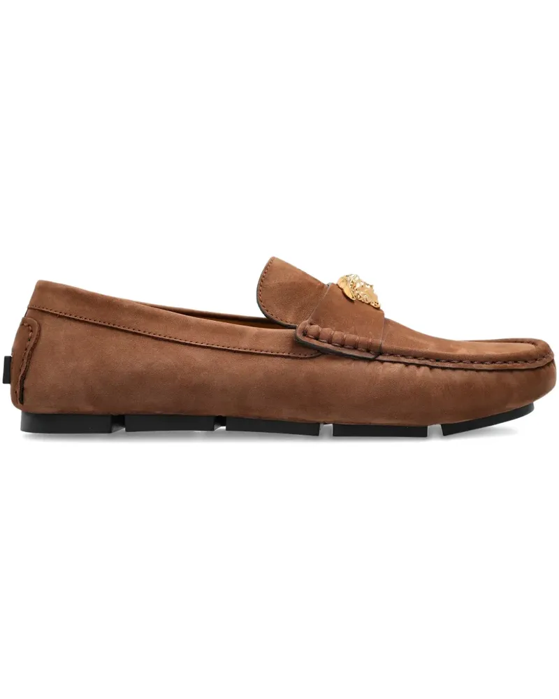 Versace Loafer mit Medusa - Braun Braun