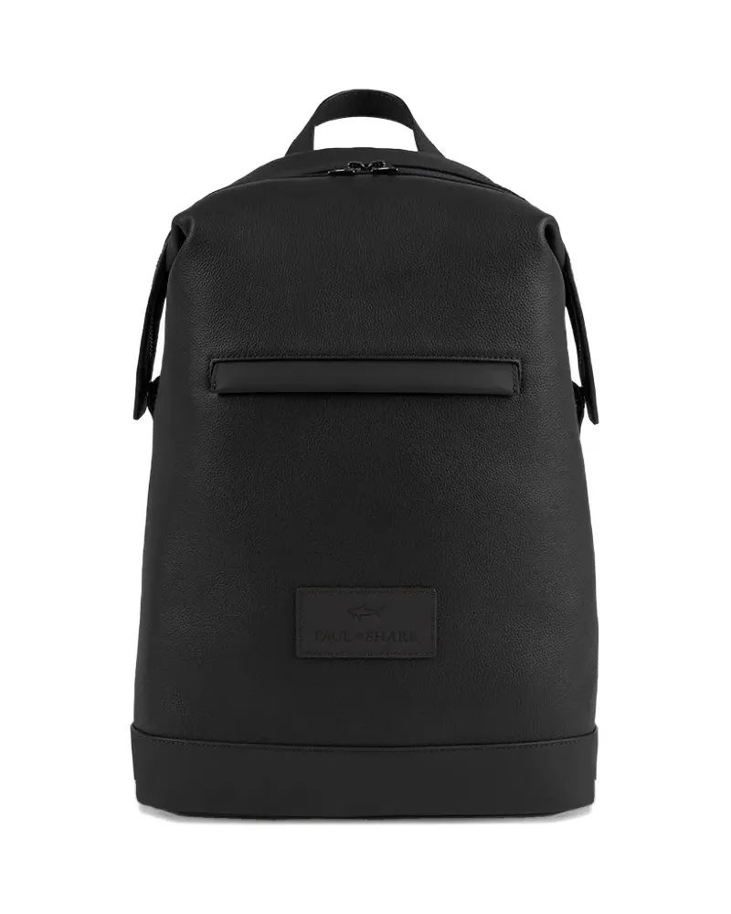 Paul & Shark Rucksack aus Leder - Schwarz Schwarz