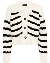 Alanui The Mariner Cardigan Weiß