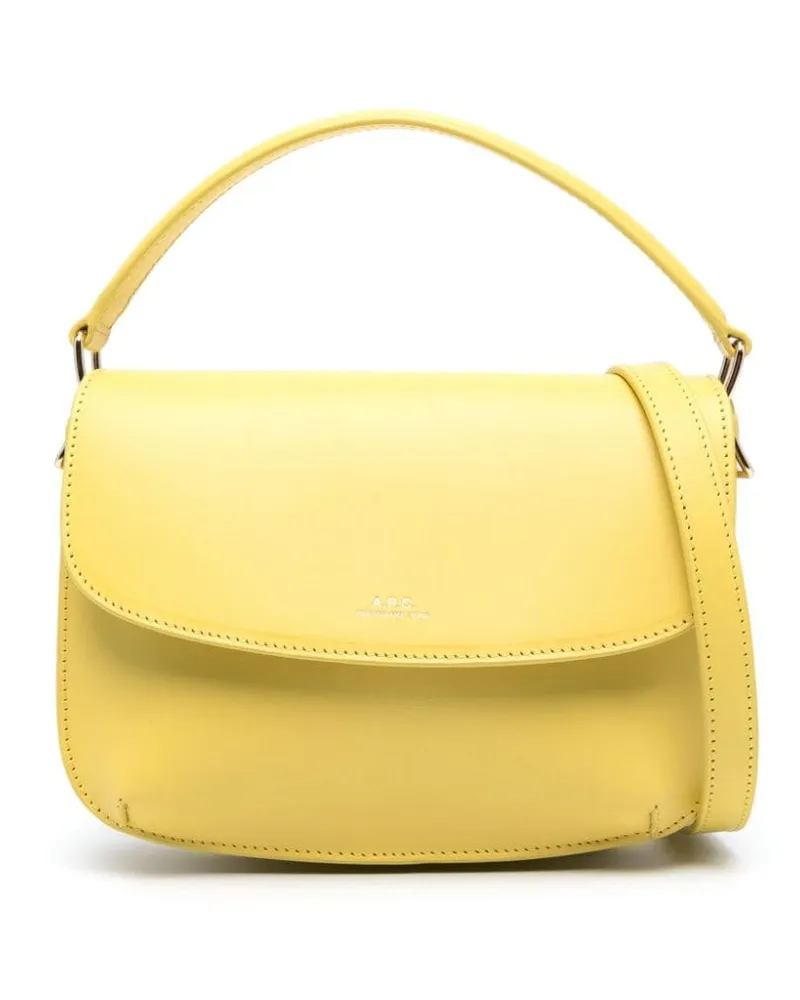 A.P.C. Sarah Schultertasche - Gelb Gelb