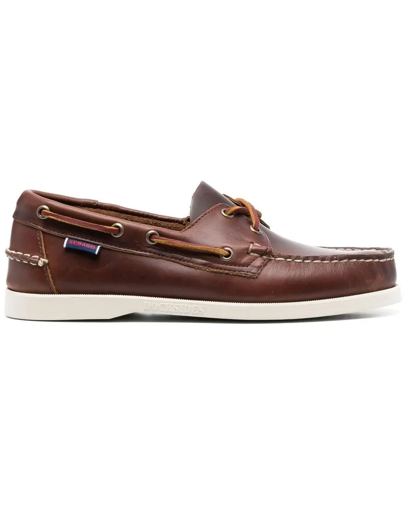 Sebago Docksides Portland' Segelschuhe - Braun Braun