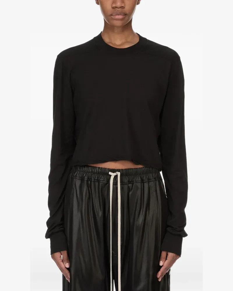 DRKSHDW by Rick Owens Klassisches Langarmshirt - Schwarz Schwarz
