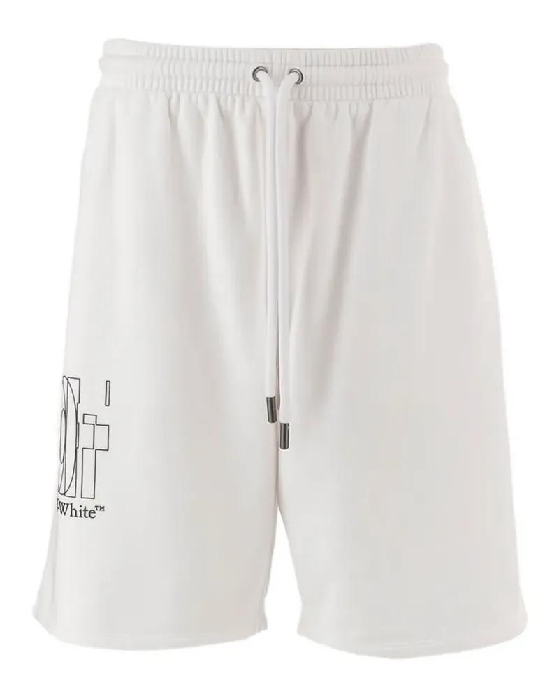 OFF-WHITE Heraldic Arrow shorts - Weiß Weiß