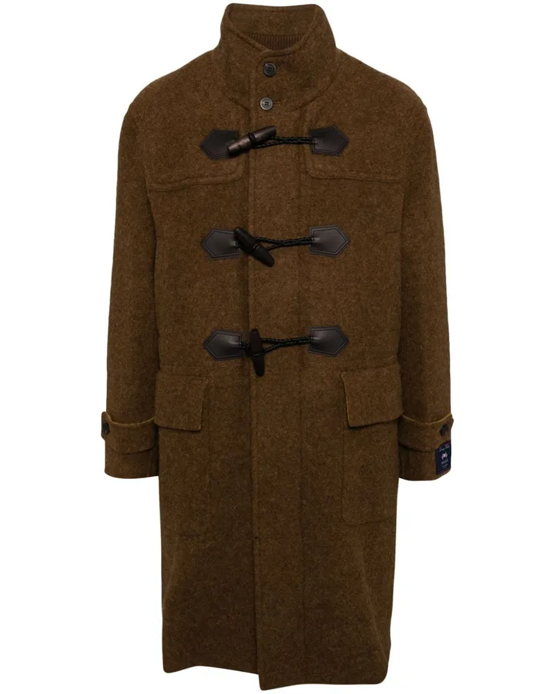 ManOnTheBoon Dufflecoat aus Tweed Braun