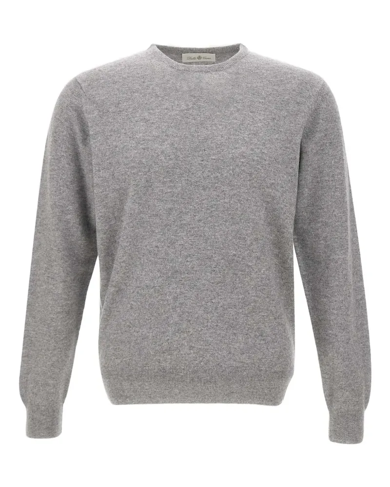 Della Ciana ribbed crew-neck sweater - Grau Grau