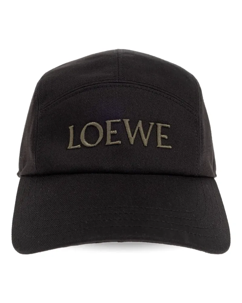 Loewe Baseballkappe mit Logo-Stickerei - Schwarz Schwarz