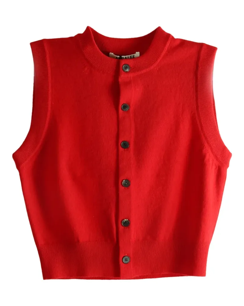 AURALEE button-closure cardigan - Rot Rot