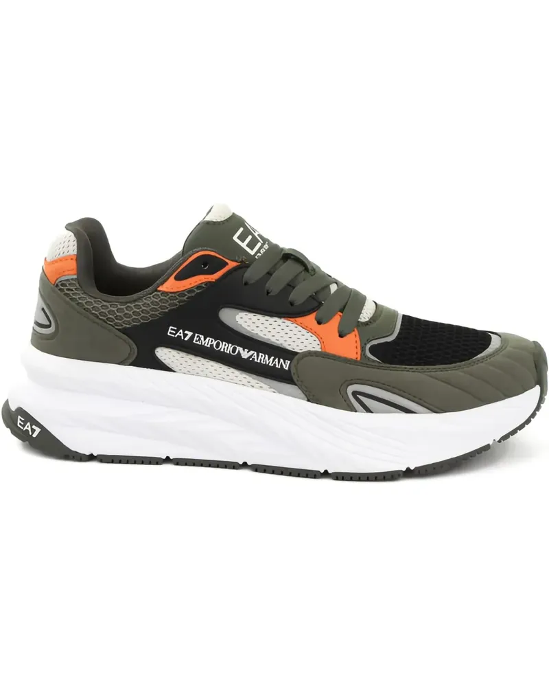EA7 Sneakers mit Schnürung - Grün Grün