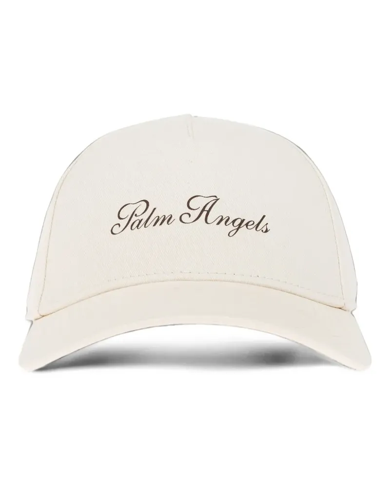 Palm Angels Baseballkappe mit Logo-Print - Nude Nude