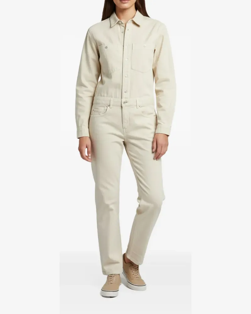 Isabel Marant Imane buttoned jumpsuit - Nude Nude