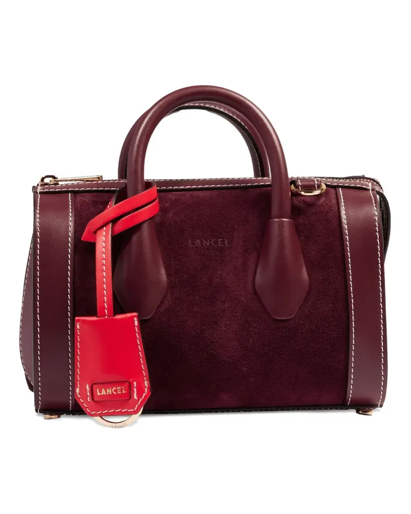 Lancel Mini BCBG Handtasche aus Wildleder - Rot Rot