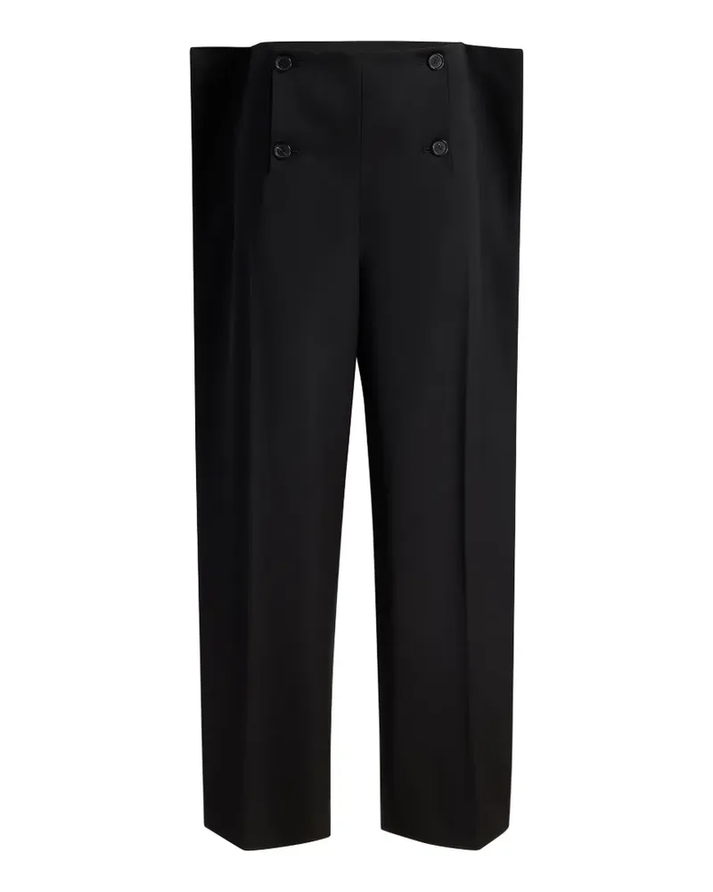 KHAITE Geknöpfte Hose - Schwarz Schwarz