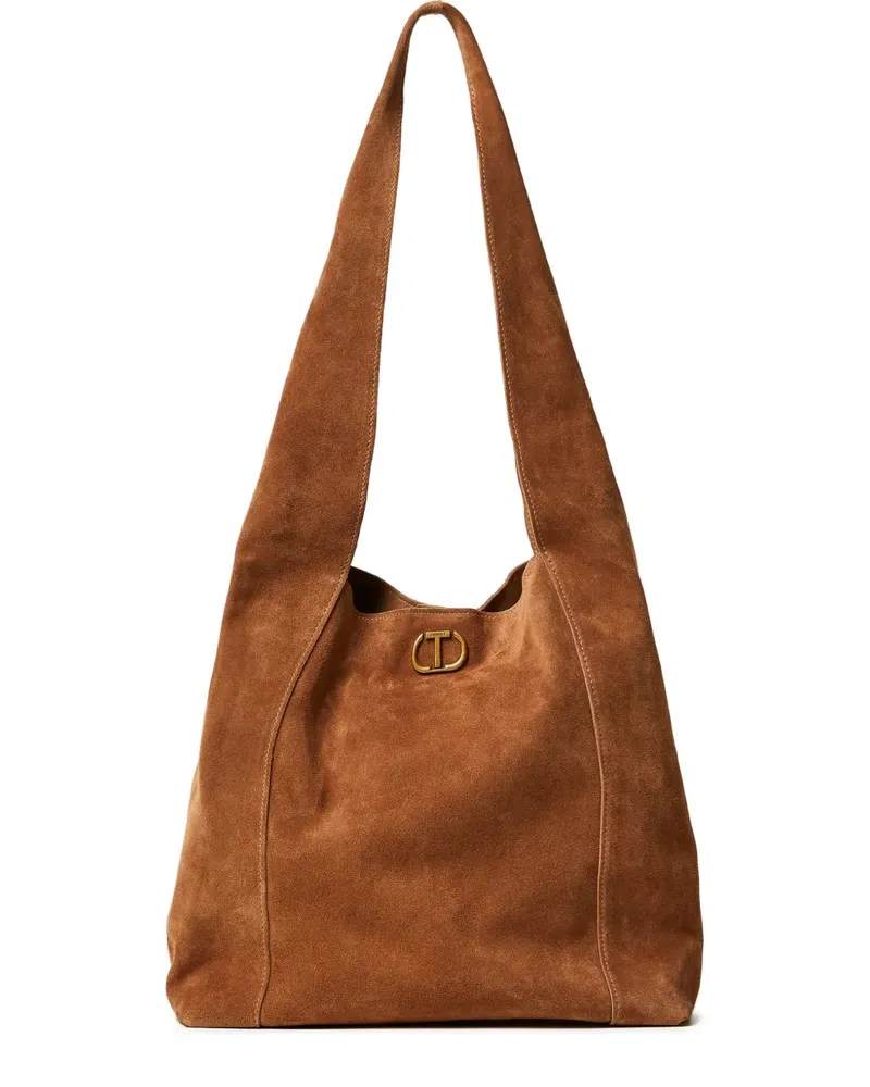 Twin-Set Shopper aus Wildleder - Braun Braun