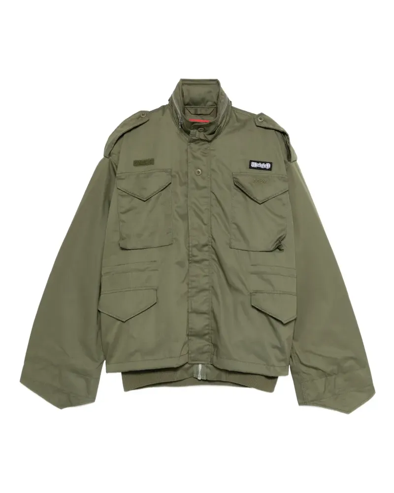 032c flap-pocket jacket - Grün Grün