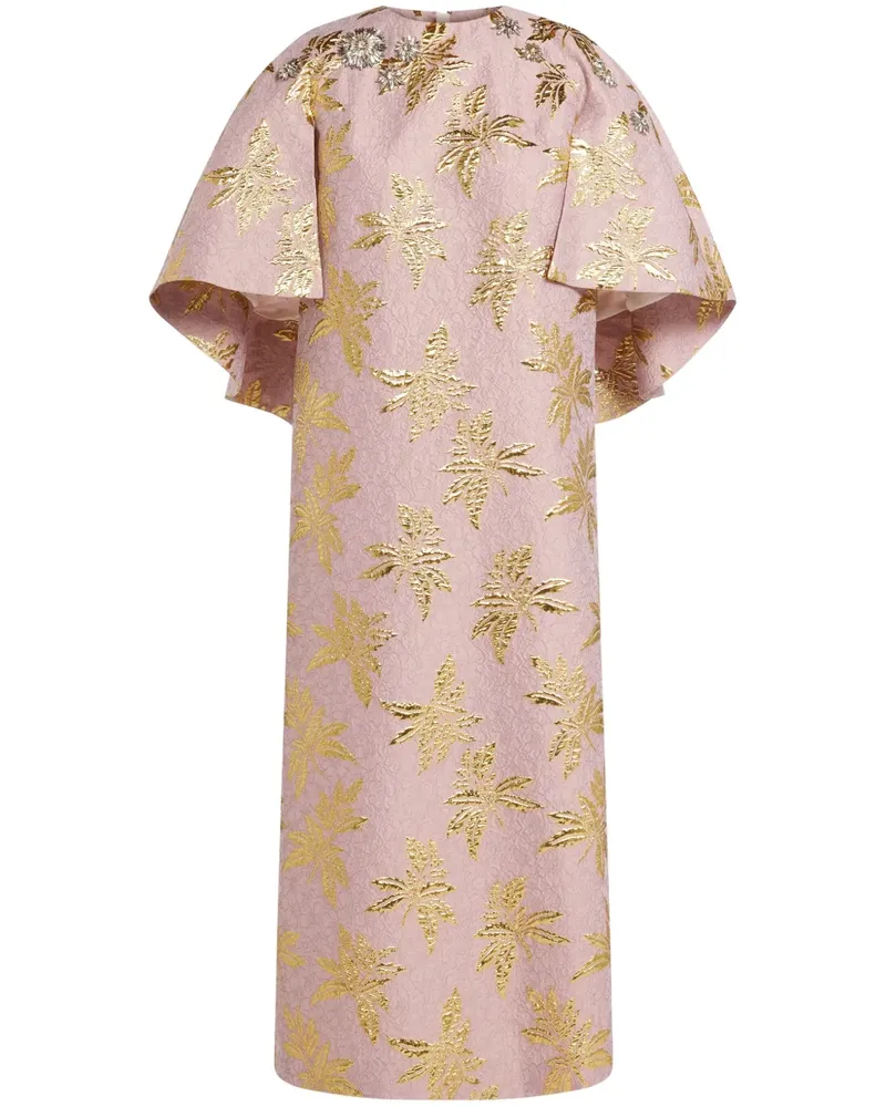 Dice Kayek Brokat-Maxikleid - Rosa Rosa