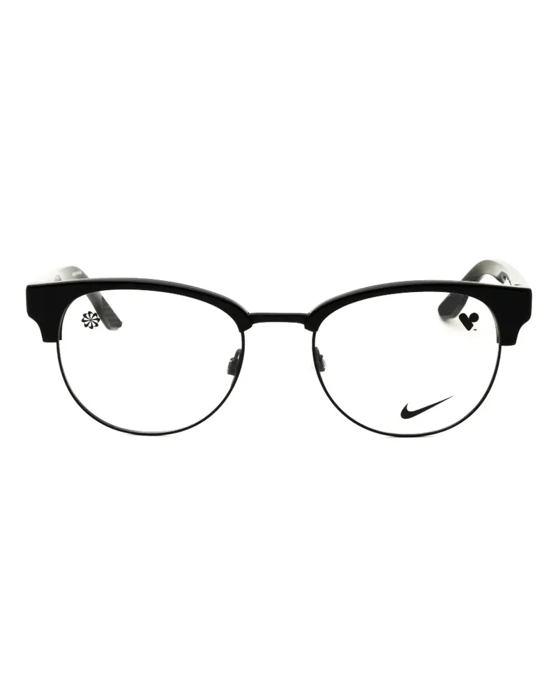 Nike browline-frame glasses - Schwarz Schwarz