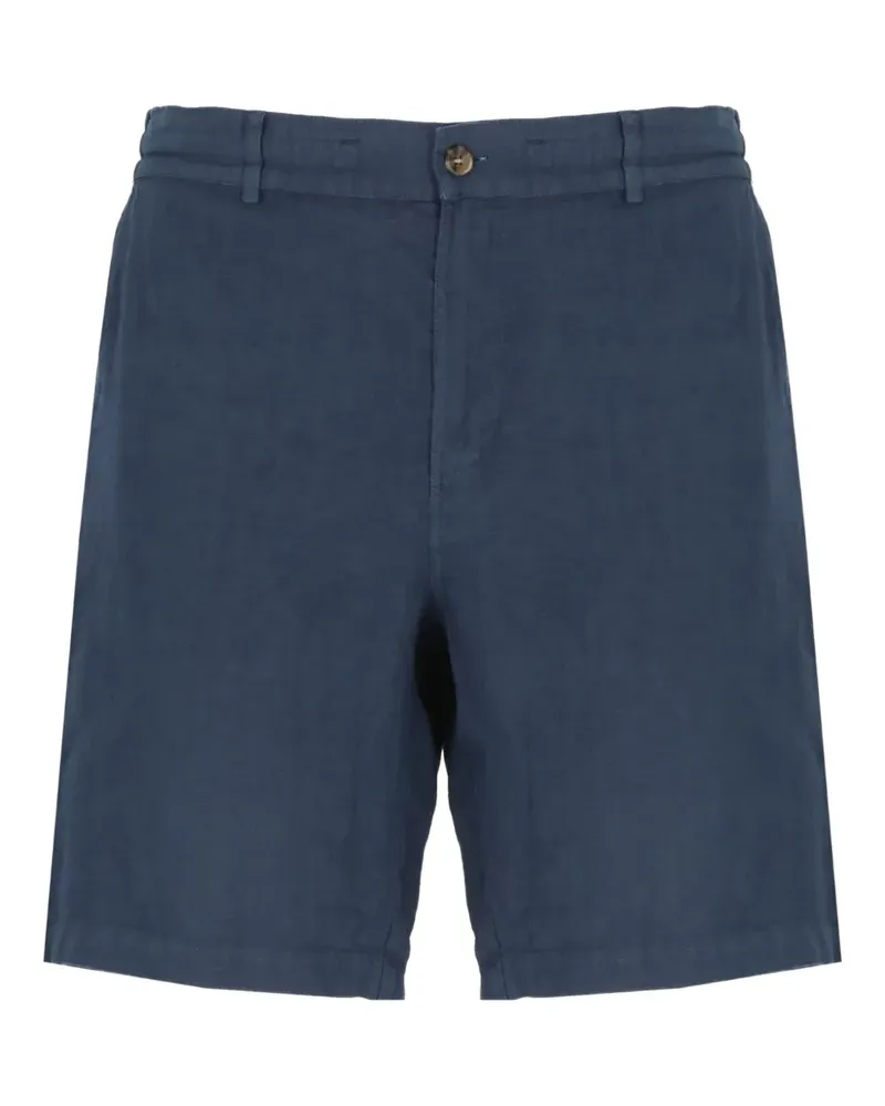MC2 Saint Barth Ischia Bermudas aus Leinen - Blau Blau