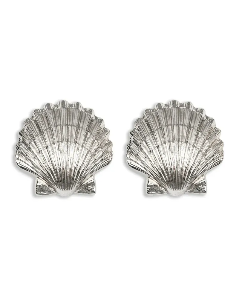 Jennifer Behr Mar shell earrings - Silber Silber