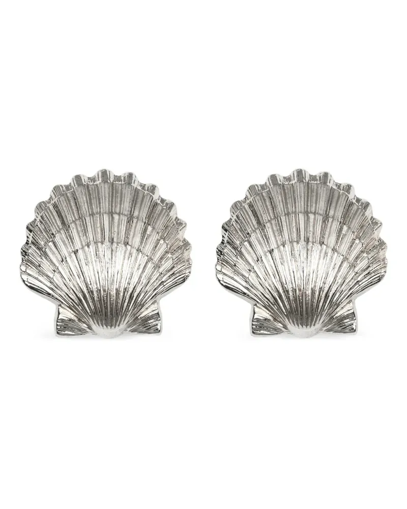Jennifer Behr Mar shell earrings - Silber Silber