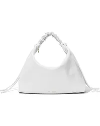 Proenza Schouler Große Drawstring Schultertasche Weiß