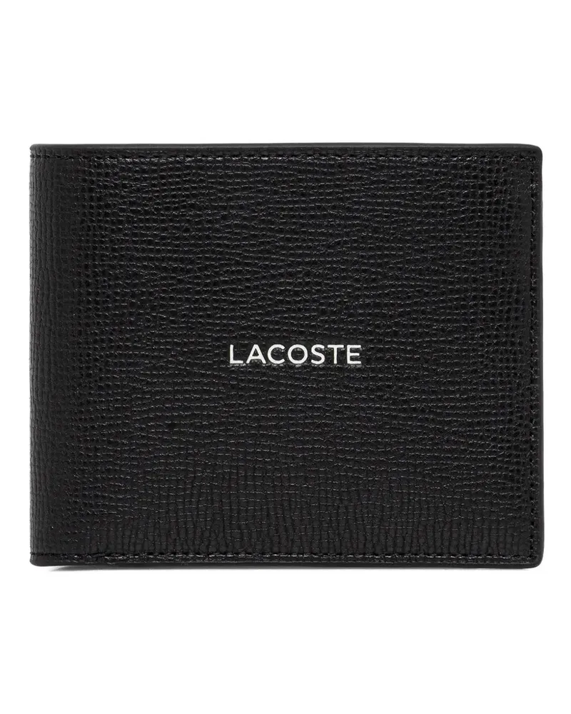 Lacoste Ossian logo-print wallet - Schwarz Schwarz