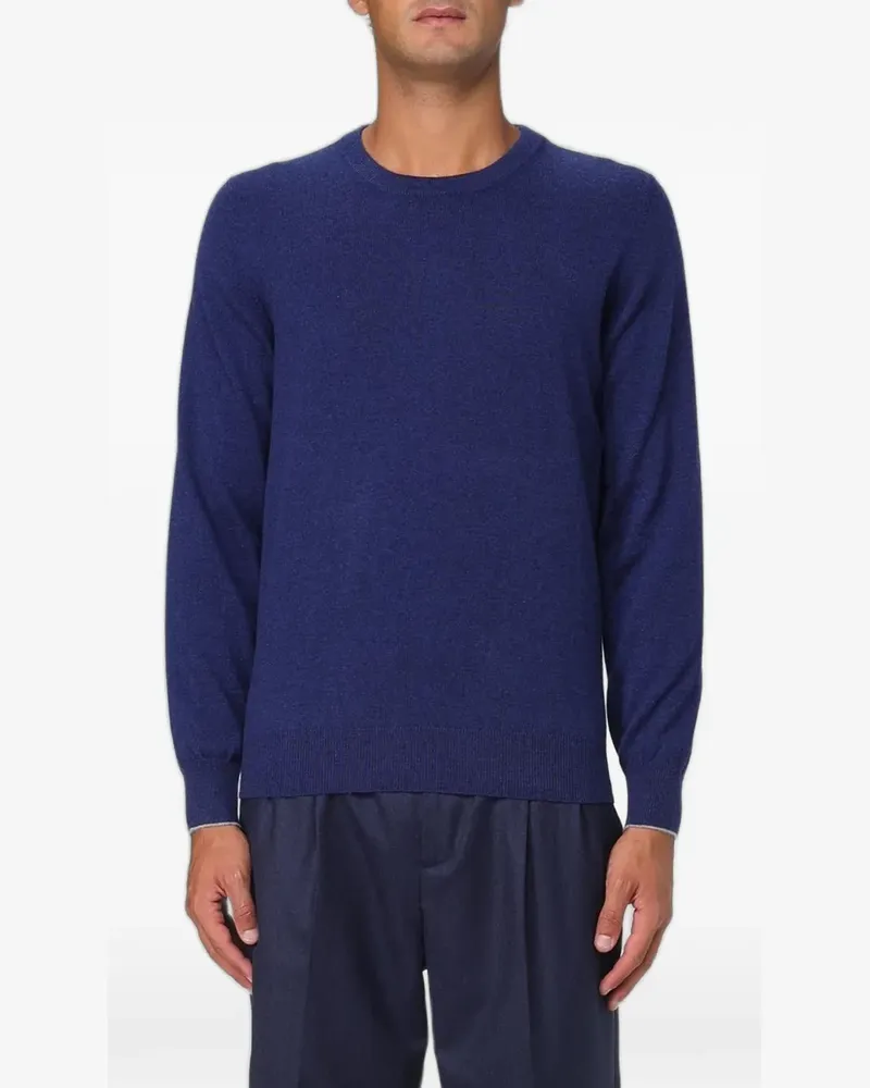 Brunello Cucinelli fine-knit cashmere sweater - Blau Blau