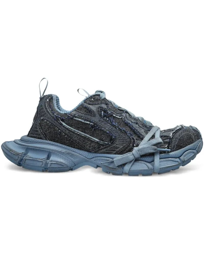 Balenciaga 3XL Sneakers im Used-Look - Blau Blau