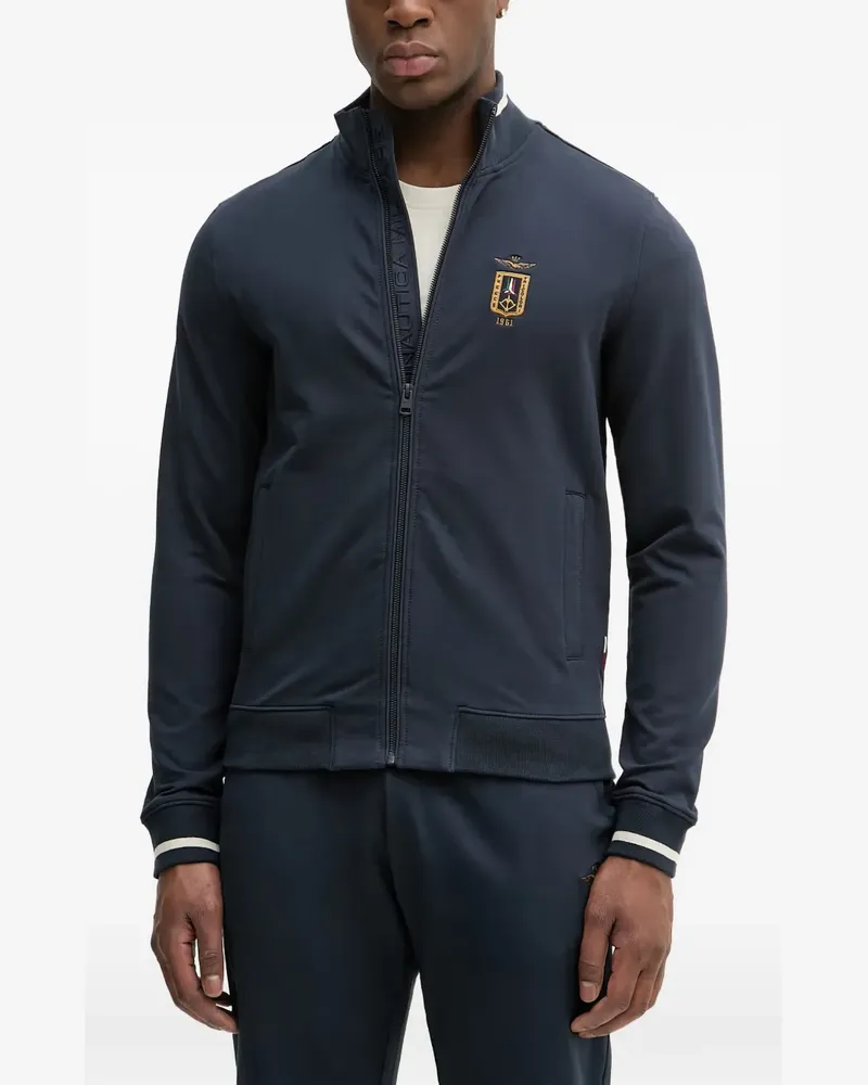 Aeronautica Militare zip-up sweatshirt - Blau Blau