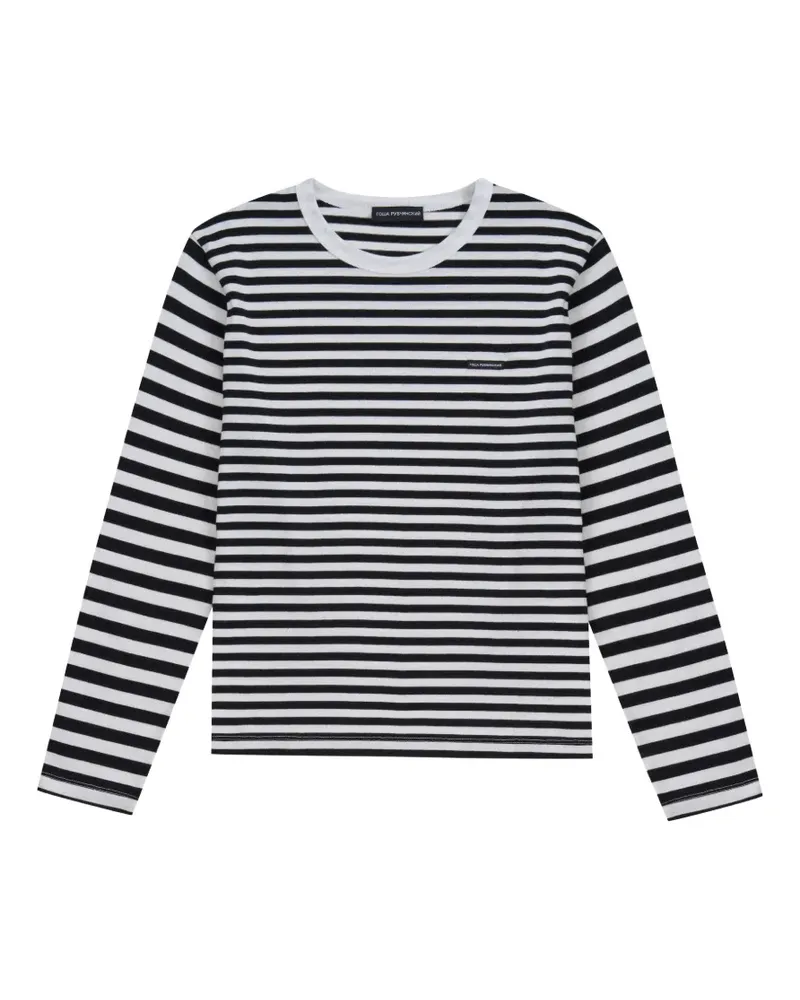 Gosha Rubchinskiy striped long-sleeve T-shirt - Schwarz Schwarz