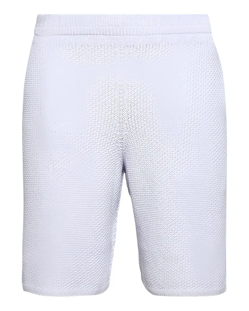 Issey Miyake Rustic knitted shorts - Weiß Weiß