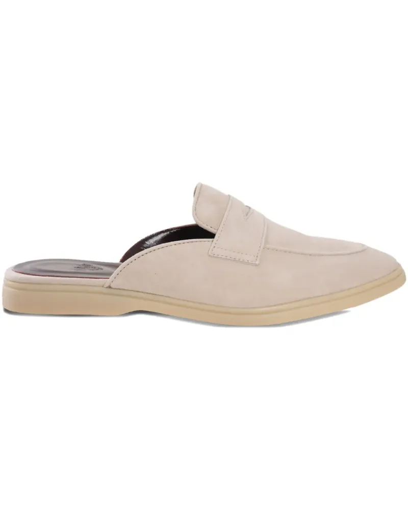 Bougeotte Mules aus Wildleder - Nude Nude