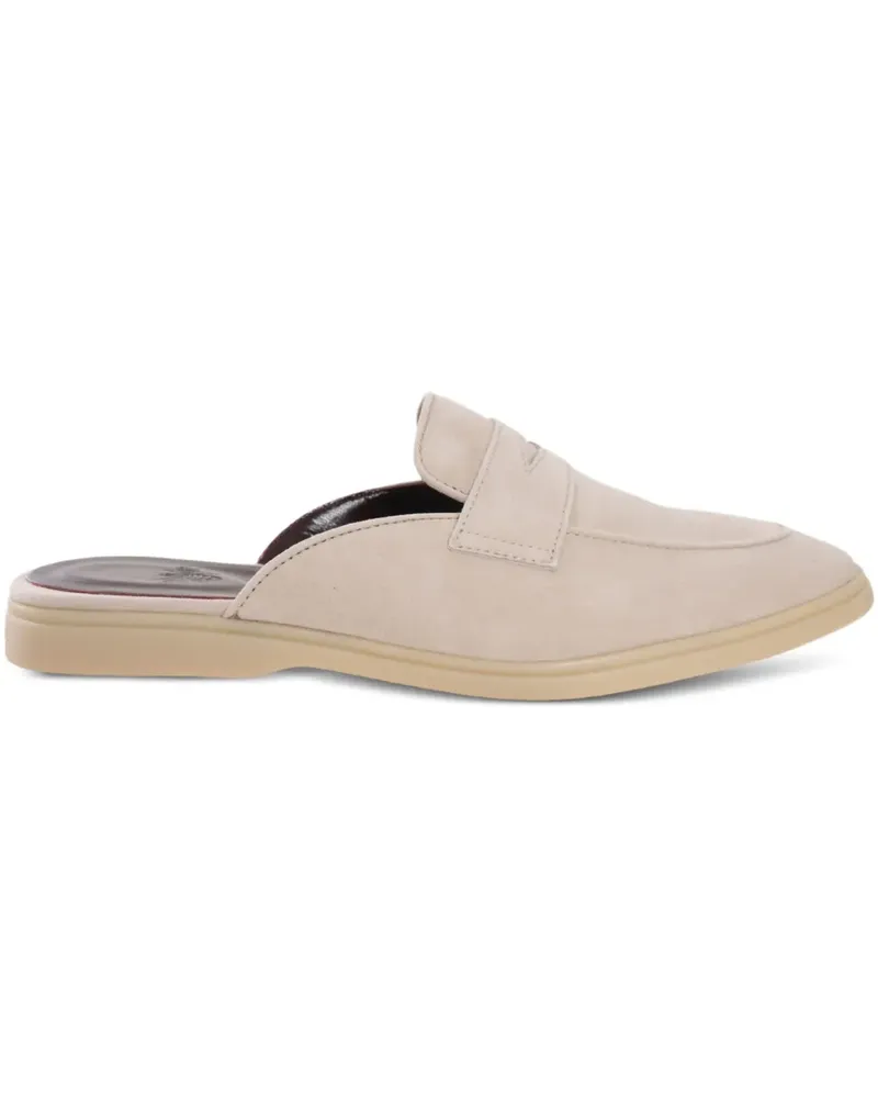 Bougeotte Mules aus Wildleder - Nude Nude