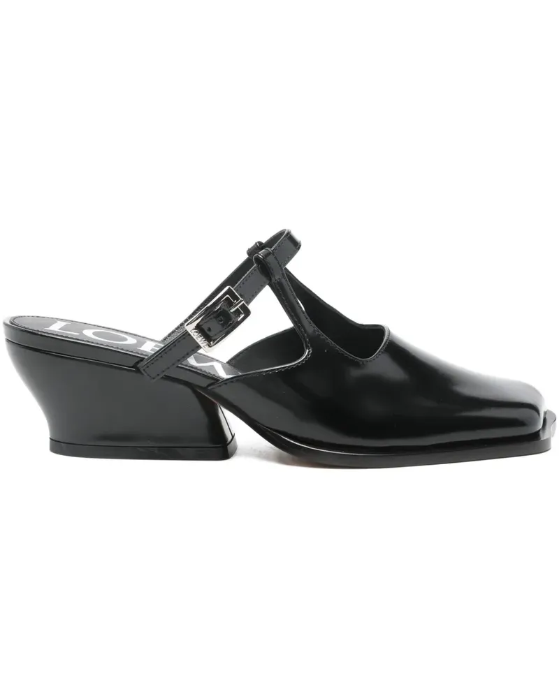 Loewe Onda Mules 60mm - Schwarz Schwarz