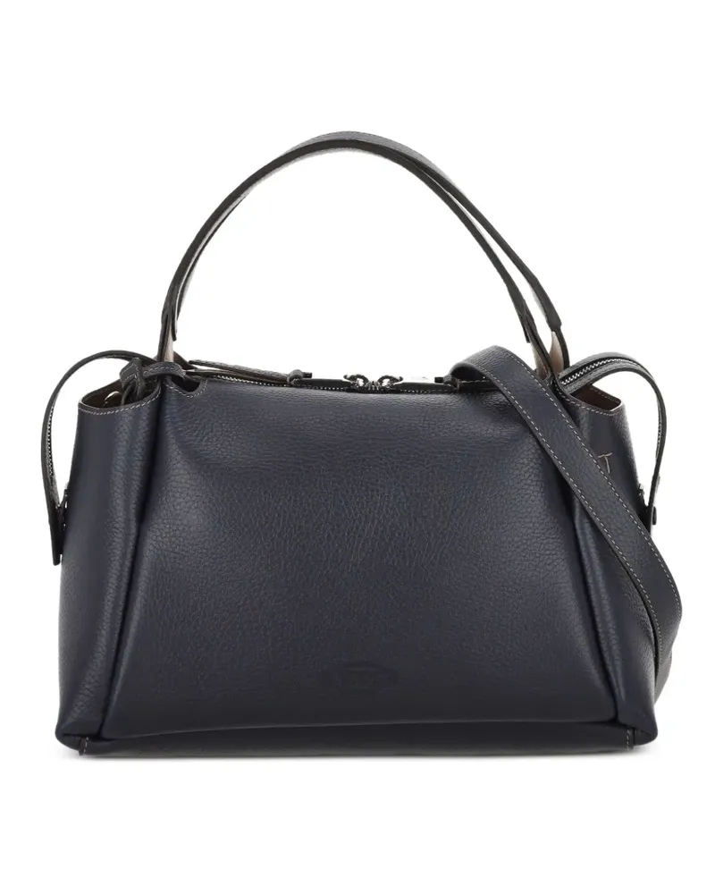 TOD'S bowling bag in leather small - Blau Blau