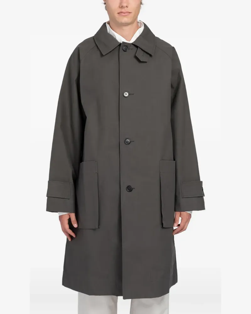 Margaret Howell Railway Mac trench coat - Grau Grau