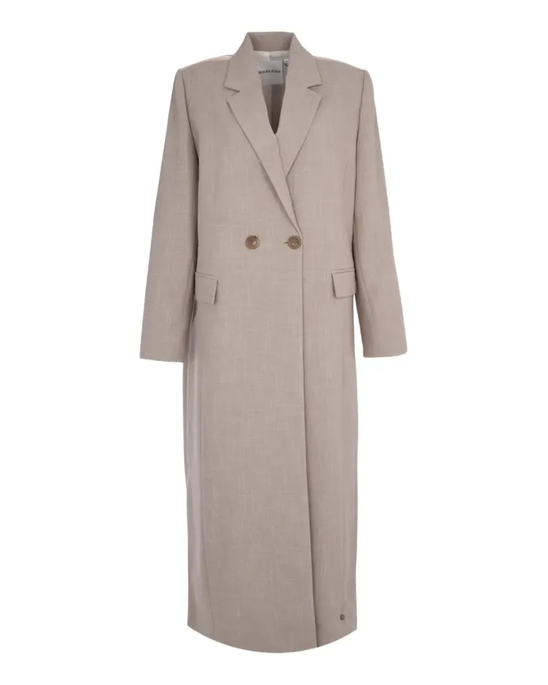 BOUGUESSA Alison double-breasted blazer - Nude Nude