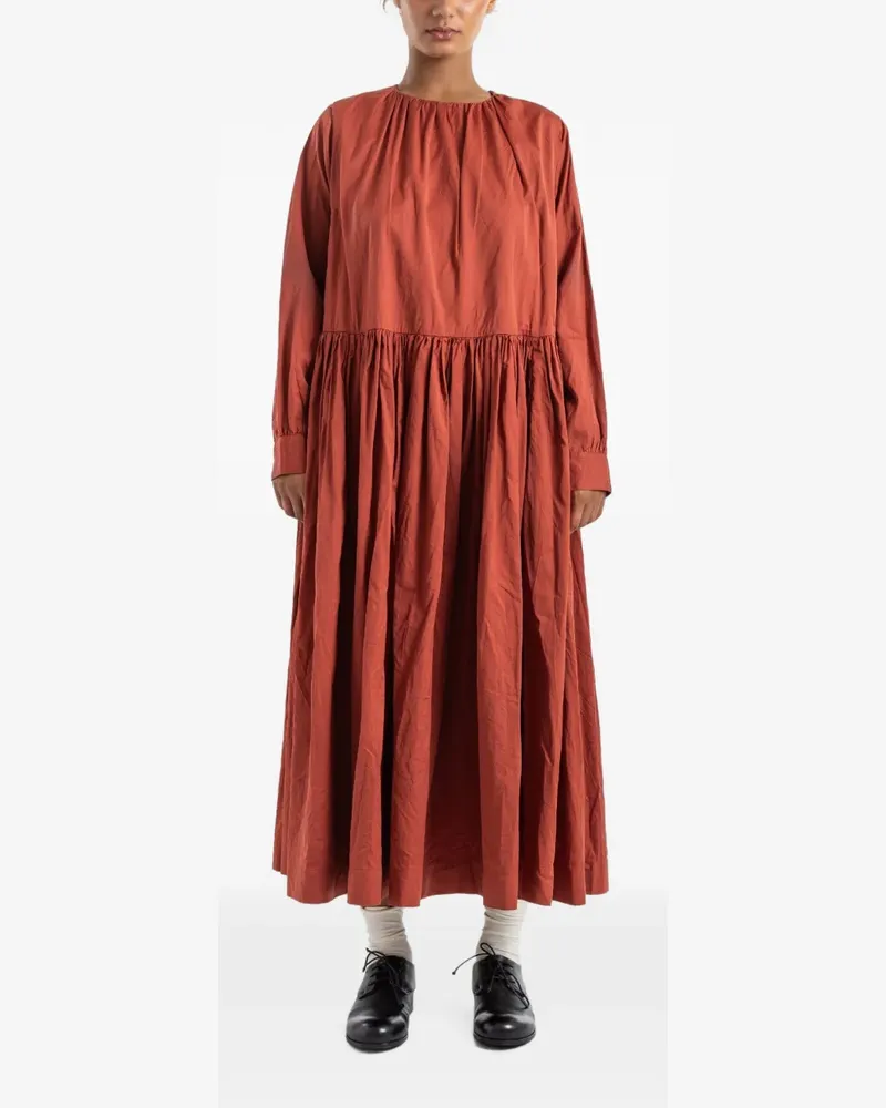 Casey Casey Pomme Rouche midi dress - Rot Rot