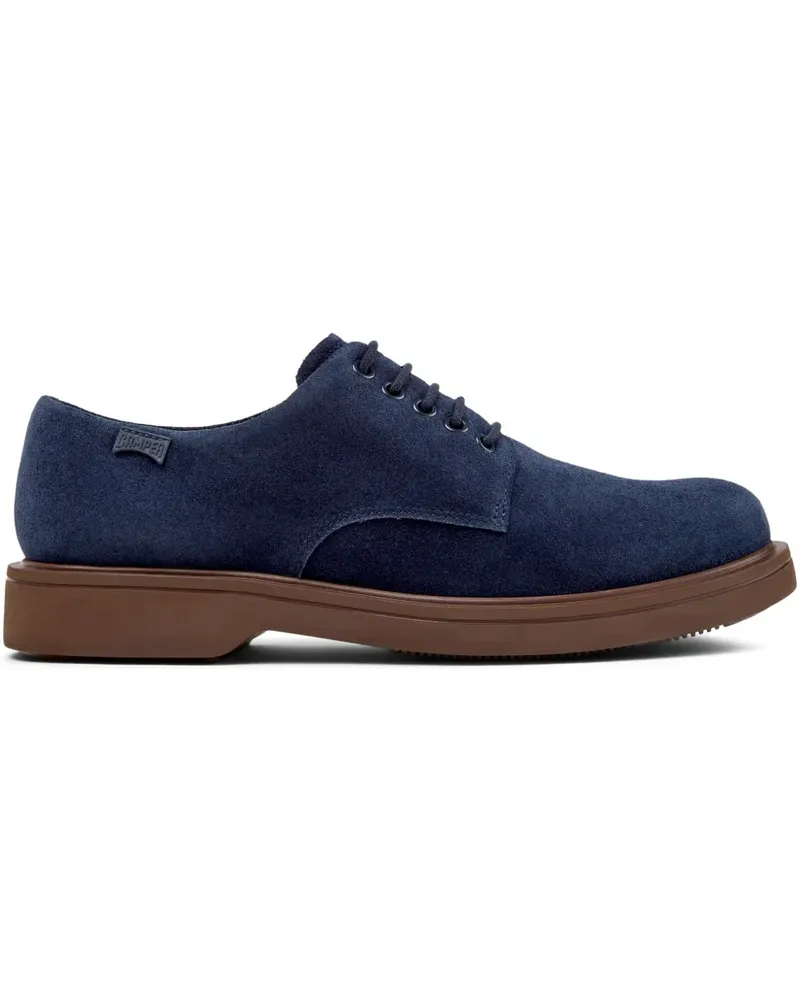 Camper Norman Derby-Schuhe aus Wildleder - Blau Blau
